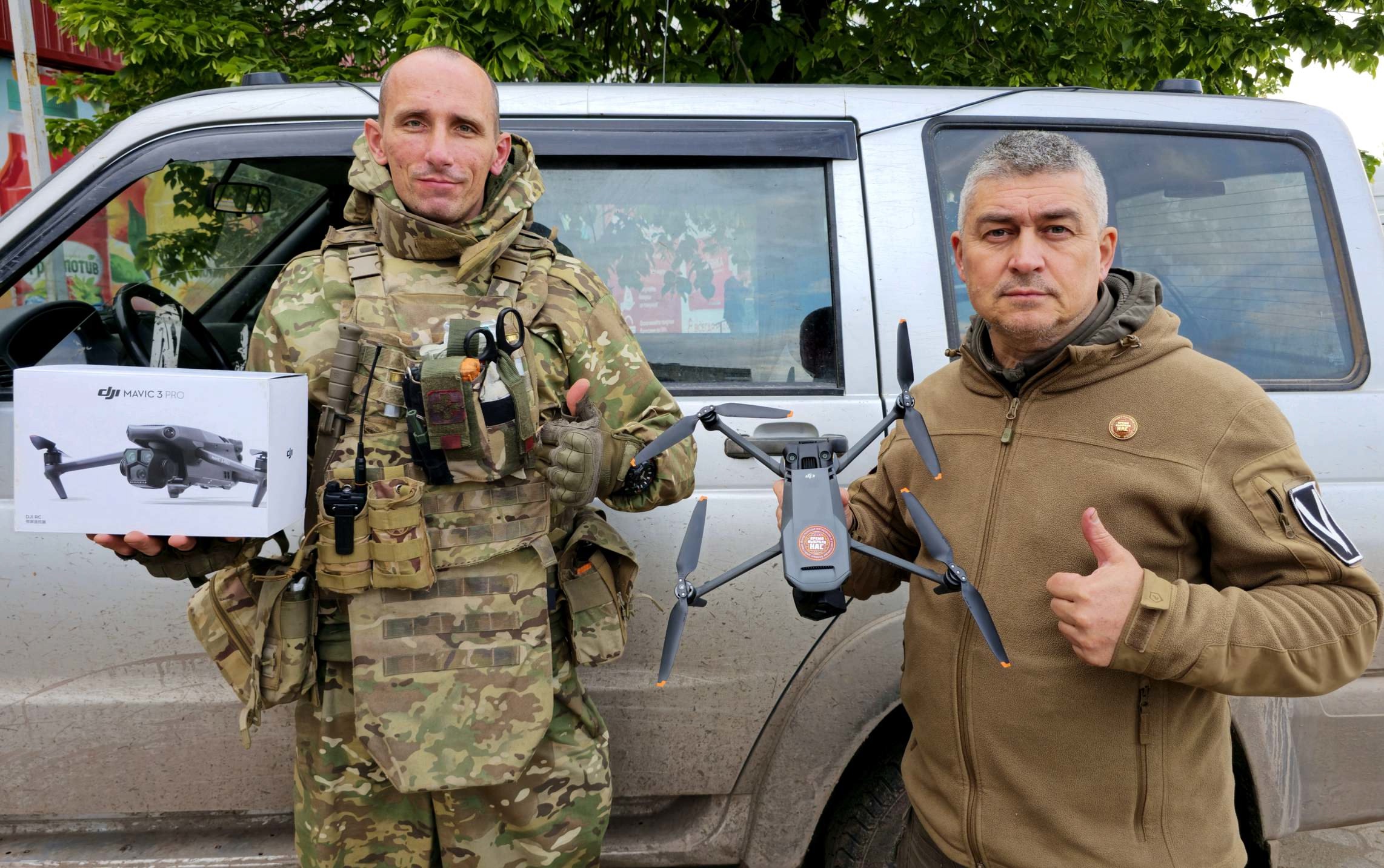 ПЕРЕДАЛИ КВАДРОКОПТЕР БОЙЦАМ АРМИИ РОССИИ!